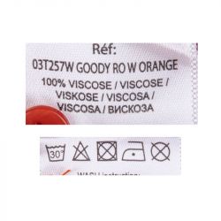 Robe sm orange 03t257w 54ora Femme DEELUXE 74