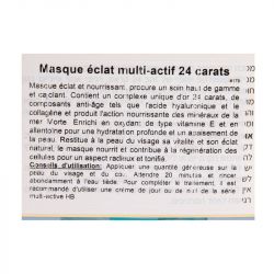 Hb179 mas"24k glow mask" masque lumineux ulti actif 24 carats (50ml) Mixte HEALTH & BEAUTY