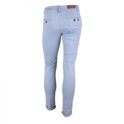 Pantalon chino coton stretch revers fermeture éclair tenali Homme BLAGGIO Pantalon chino coton stretch revers fermeture éclair tenali Homme BLAGGIO