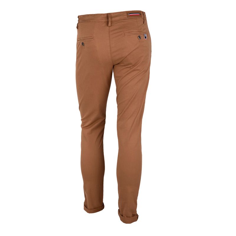 Pantalon chino coton stretch revers fermeture éclair tenali Homme BLAGGIO Pantalon chino coton stretch revers fermeture éclair tenali Homme BLAGGIO