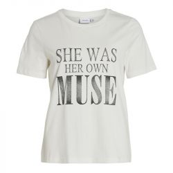 Tee shirt visybilla fighter snow white muse 14092082 3949 Femme VILA