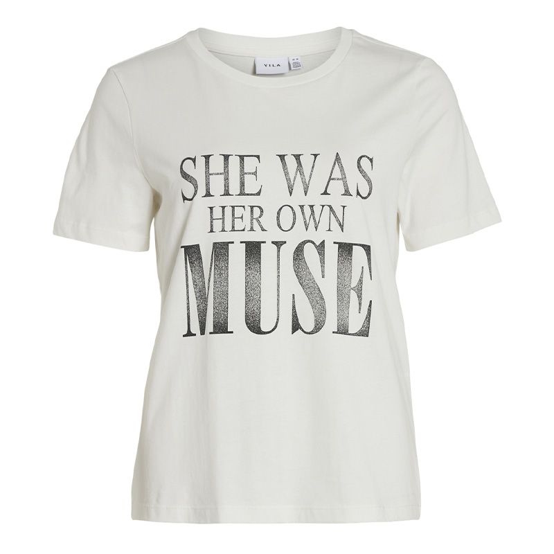 Tee shirt visybilla fighter snow white muse 14092082 3949 Femme VILA