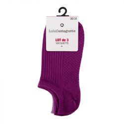 Socquette lot x3 lalita Femme LULU CASTAGNETTE