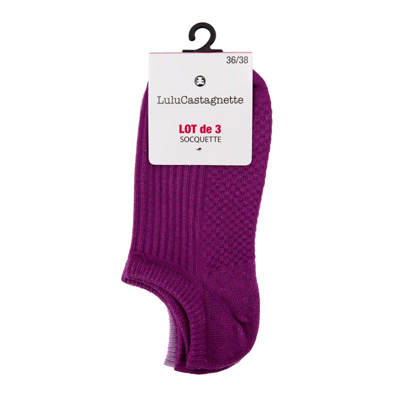 Socquette lot x3 lalita Femme LULU CASTAGNETTE