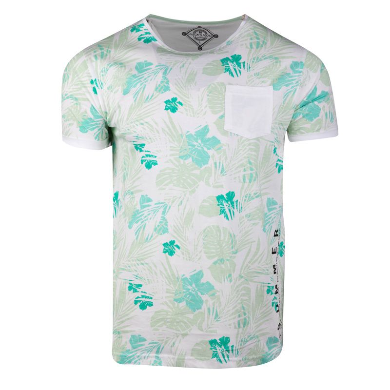 Tee shirt imprime tropical maestro assor 24 Homme BLAGGIO