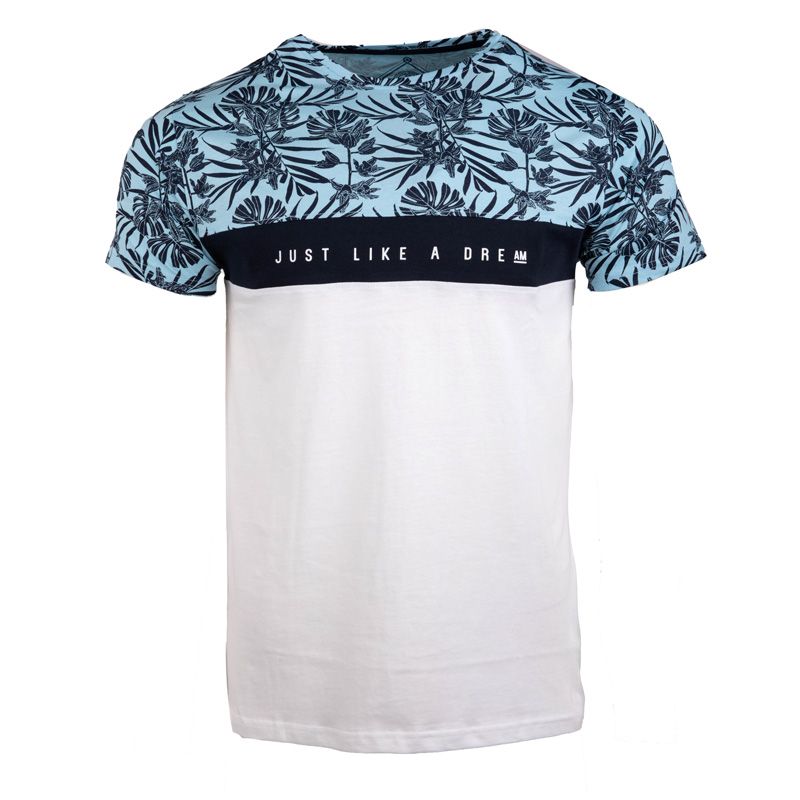 Tee shirt imprime fleur maldives assor 24 Homme BLAGGIO