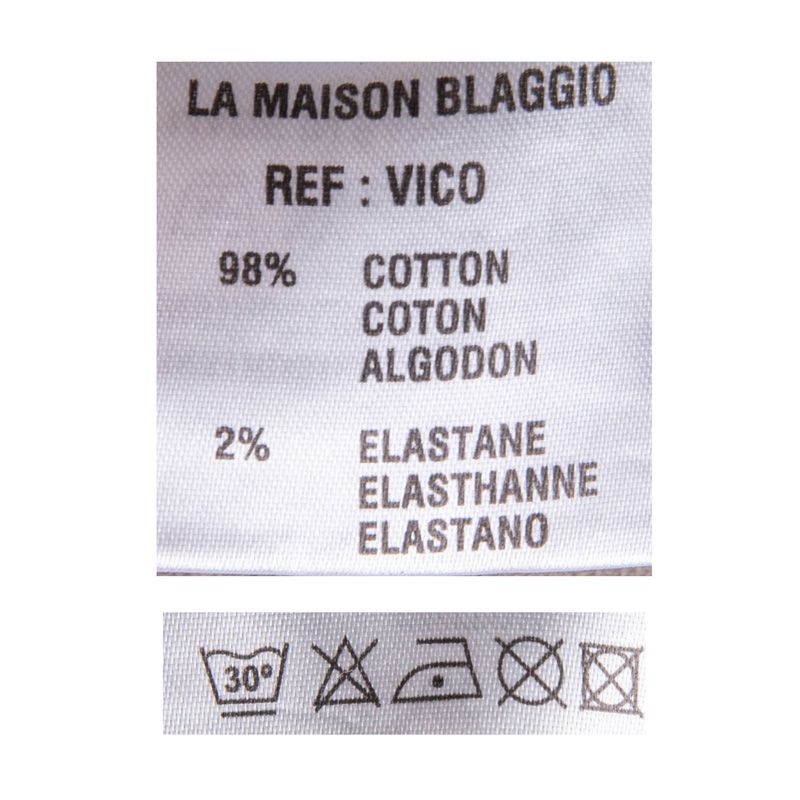 Bermuda chino imprime vigon white Homme BLAGGIO