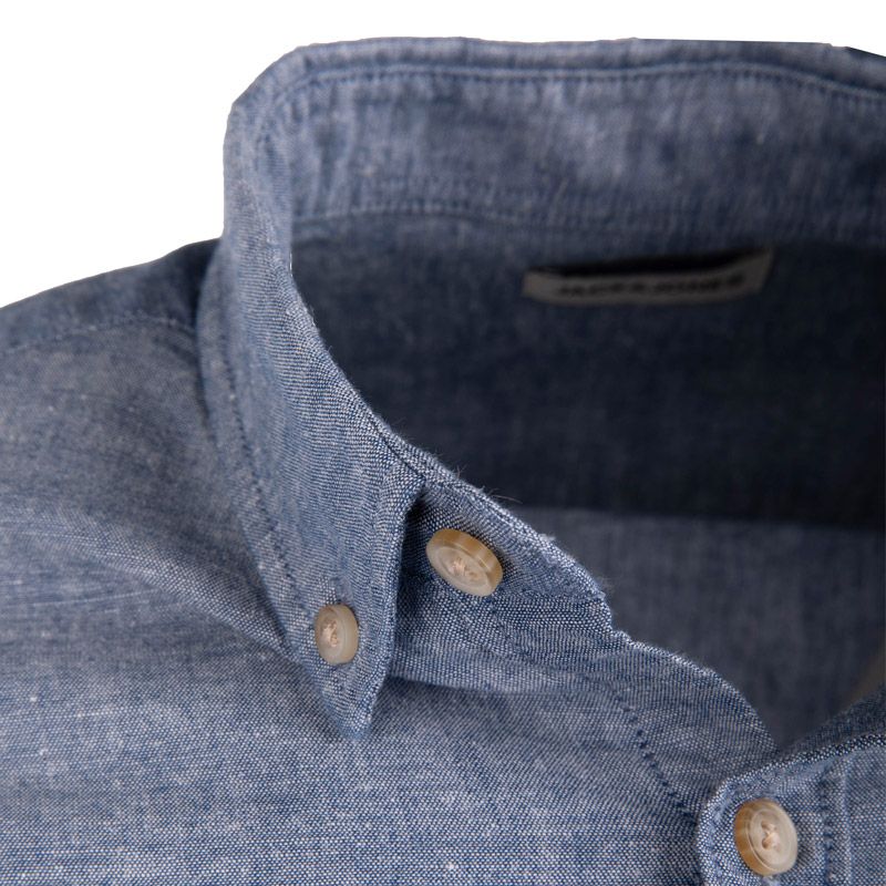 Chemise mc jwhsummer faded denim 12254098 4080 Homme JACK & JONES