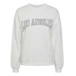 Sweat ml pcfreya blanc 17145505 3924 Femme PIECES