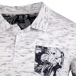 Polo poche contrastee fleur 100% coton assor 24 pietri Homme BLAGGIO Polo poche contrastee fleur 100% coton assor 24 pietri Homme BLAGGIO