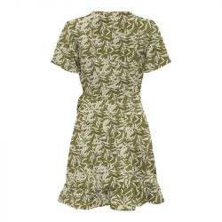 Robe onlnova life vis marlie aop calla green 15256778 4062 Femme ONLY