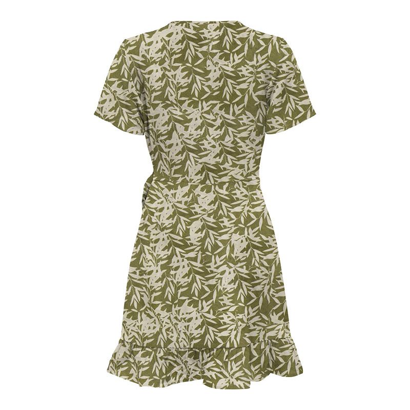 Robe onlnova life vis marlie aop calla green 15256778 4062 Femme ONLY