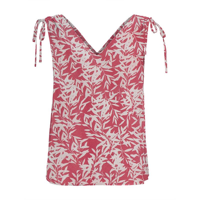 Haut sm onlnova life aop coral paradise untamed leaves 15323187 4062 Femme ONLY