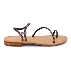 Sandale hodaxa argent fonce t36-41 c330159 Femme LES TROPEZIENNES PAR M.BELARBI