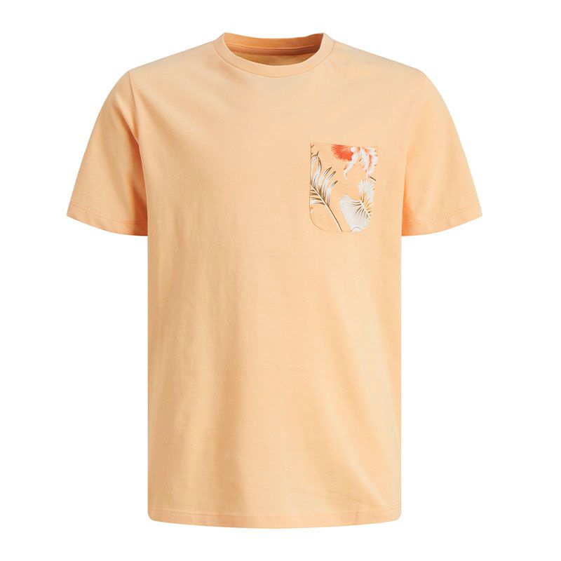 Tee shirt jjchill pocket jnr apricot ice 12250079 3951 Enfant JACK & JONES