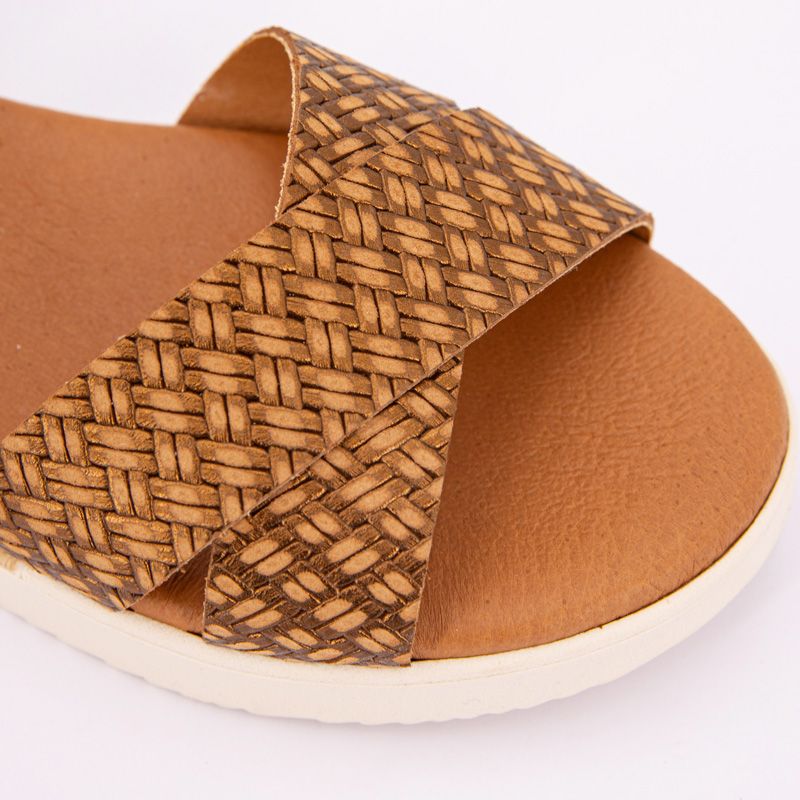 Sandale compensee corfu avellana 16492 36-41 Femme BIOSTOCK