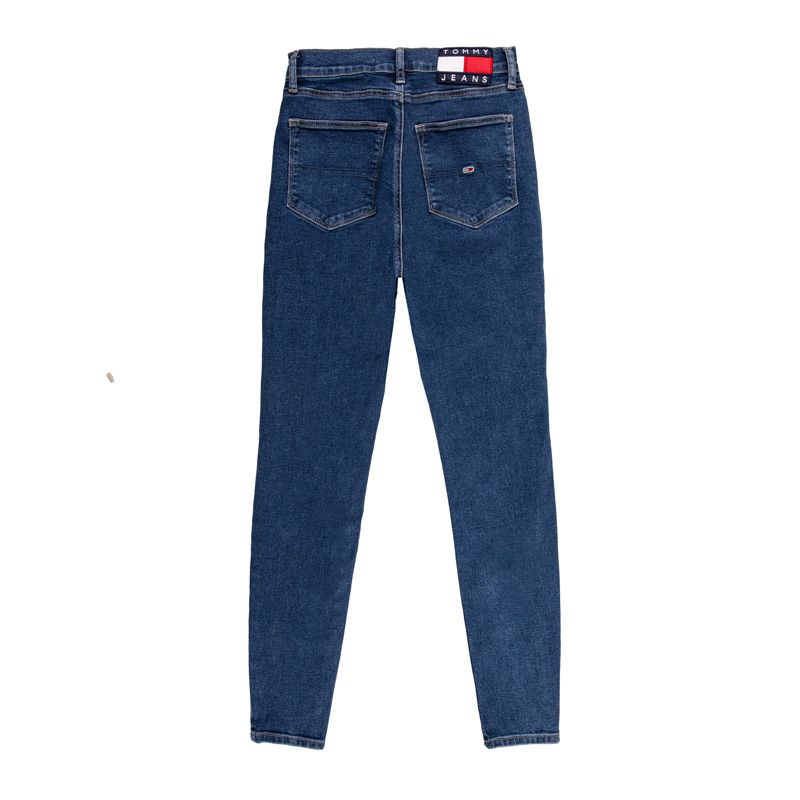 Jean slim fit bleu fonce Femme TOMMY HILFIGER a prix degriffe