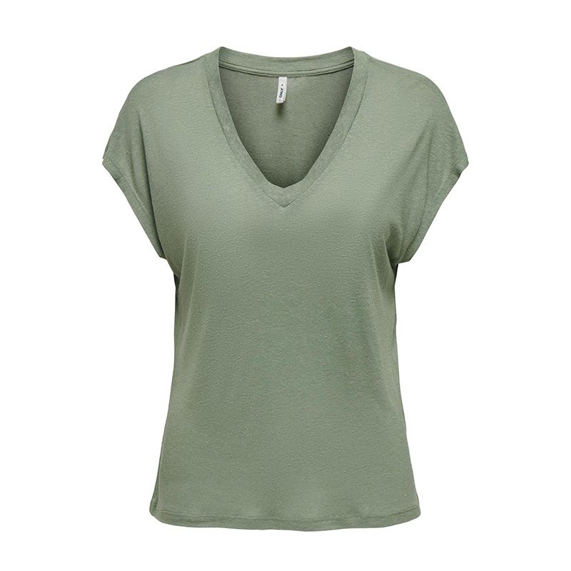 Top mc col v hedge green onllita jrs 15324598 4081 Femme ONLY