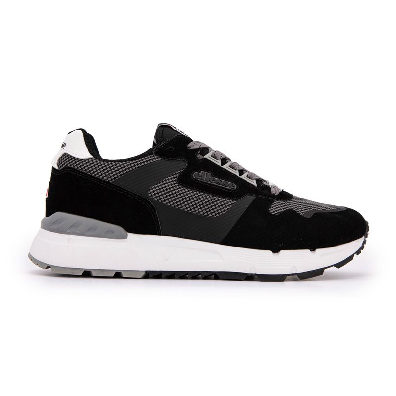 Baskets running noir a semelle epaisse Homme ELLESSE a prix degriffe