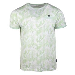 Tee shirt à fleurs tropicales mogador Homme BLAGGIO Tee shirt à fleurs tropicales mogador Homme BLAGGIO