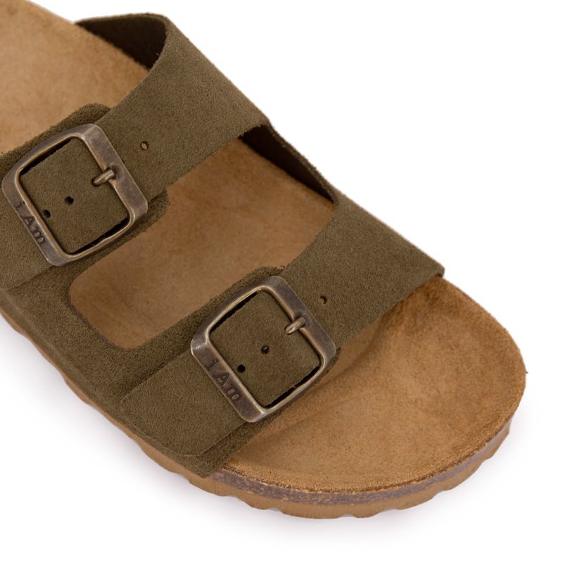 Mule double brides trebol suede 6019/51 36/41 Femme I AM