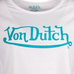 Crop top femme avec print devant vd/2/ct/calie/bl Femme VON DUTCH