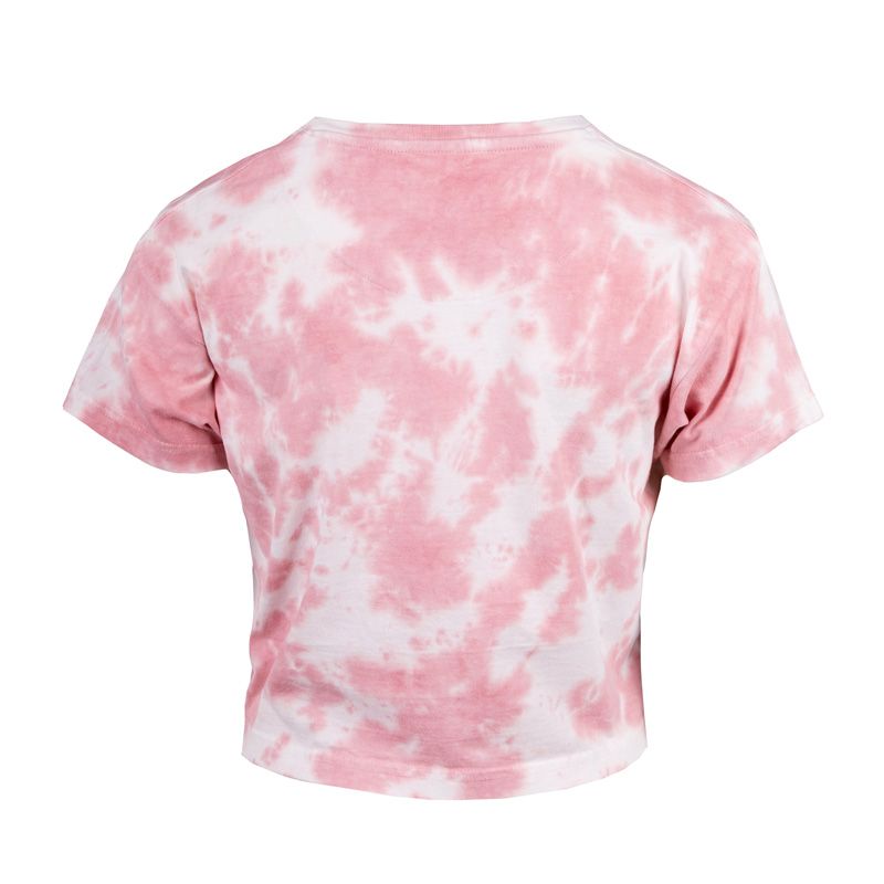 Crop top mc effet tye & dye et print devant vd/2/trc/bow/tdlp Femme VON DUTCH