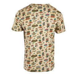 Tee shirt ron allover print logo imprime devant vd/1/tvc/ron/pm Homme VON DUTCH Tee shirt ron allover print logo imprime devant vd/1/tvc/ron/pm Homme VON DUTCH