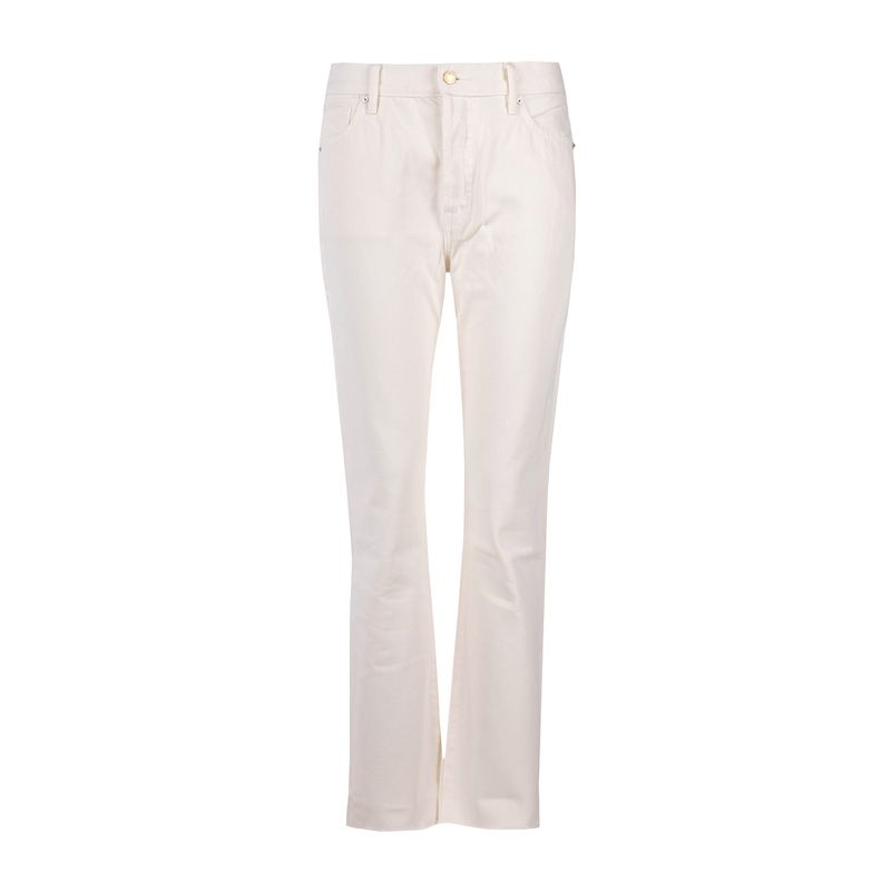 Jean blanc droit olivia Femme NAGEV