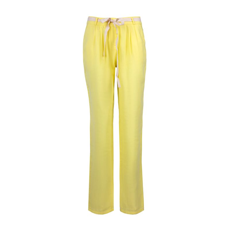 Pantalon jaune fluo lea139e12 Femme AMERICAN VINTAGE