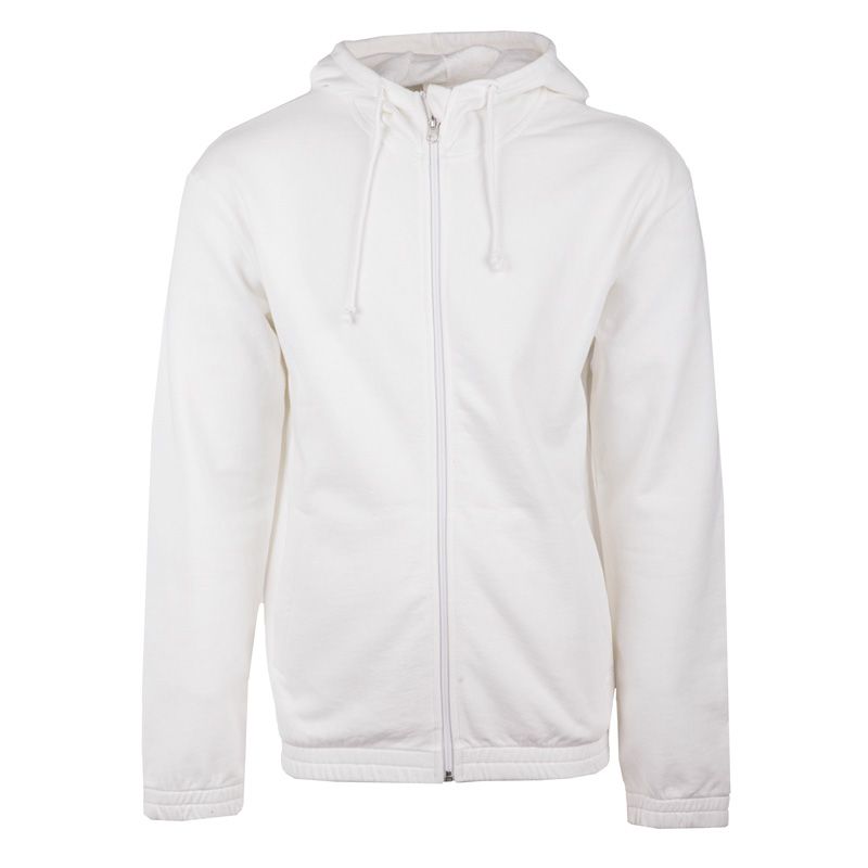 Sweat ml capuche zippee blanc mwit41te20 Homme AMERICAN VINTAGE