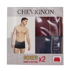 Boxer x2 sans couture tom Homme CHEVIGNON Boxer x2 sans couture tom Homme CHEVIGNON