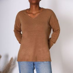 Pull fin col v victoria Femme ONLY