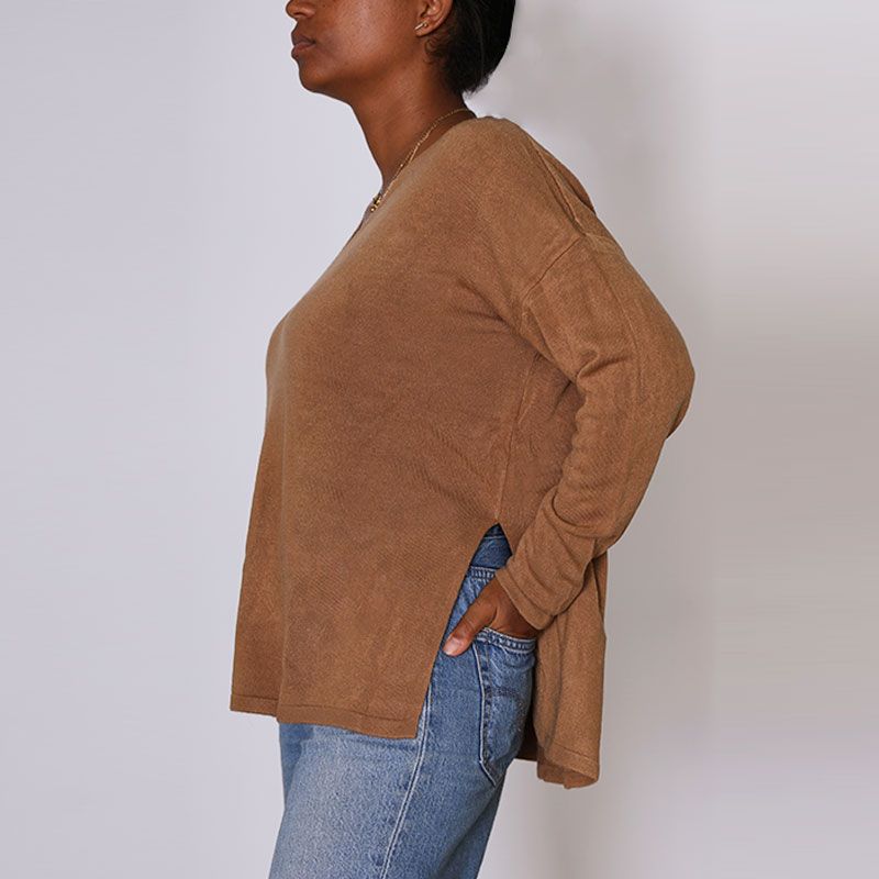 Pull fin col v victoria Femme ONLY