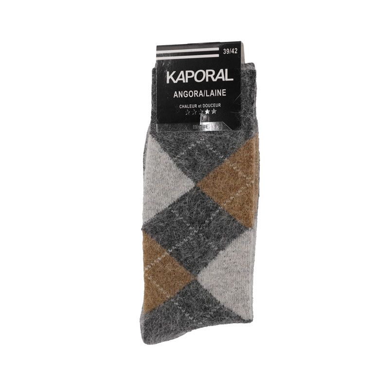 Arsene paire de chaussettes homme jacquard chaleur Homme KAPORAL