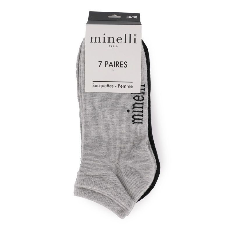 7 paires de socquettes rafika t 36/38 - 39/41 Femme MINELLI