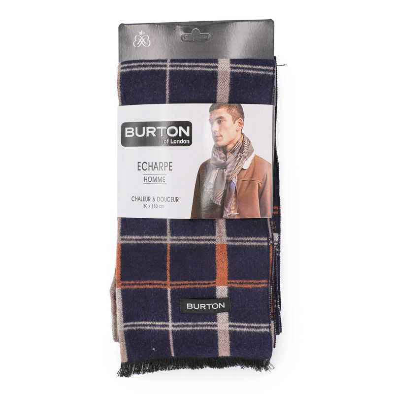 Jassim echarpe homme 30x180cm Homme BURTON OF LONDON