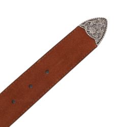 Ceinture en cuir cognac p924w Femme DEELUXE 74 Ceinture en cuir cognac p924w Femme DEELUXE 74