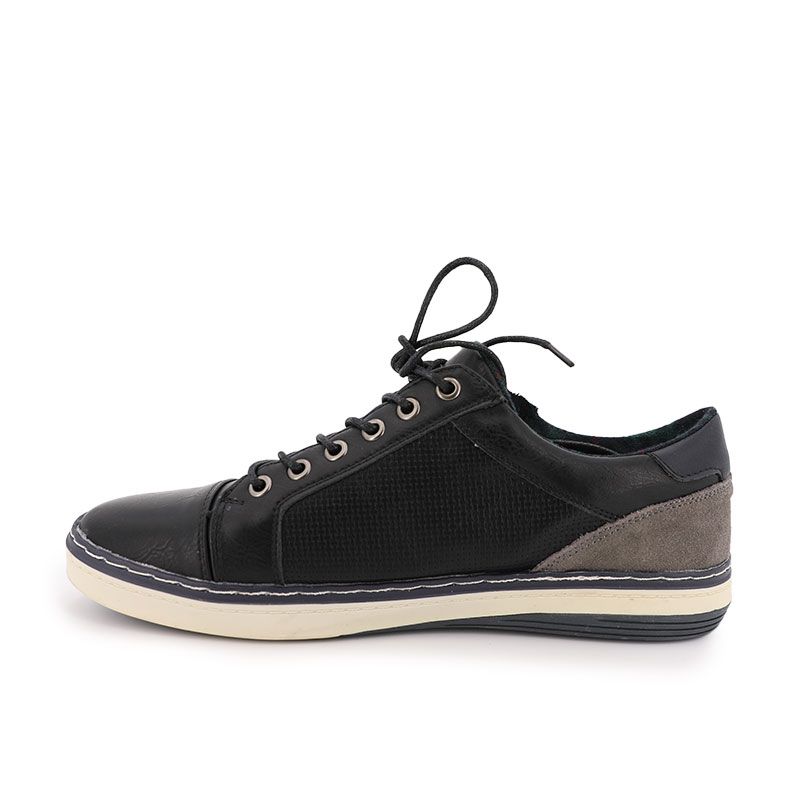 Basket basse noire 71534 Homme DEELUXE 74 Basket basse noire 71534 Homme DEELUXE 74