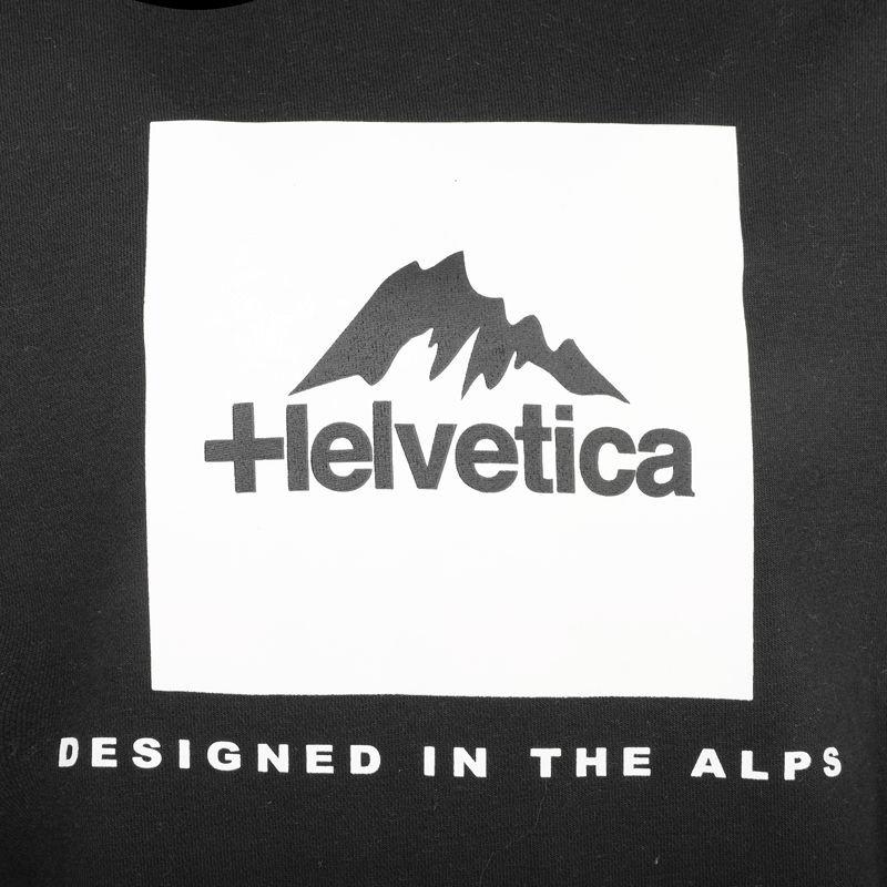 Sweatshirt roundneck avec logo 06 azul Homme HELVETICA