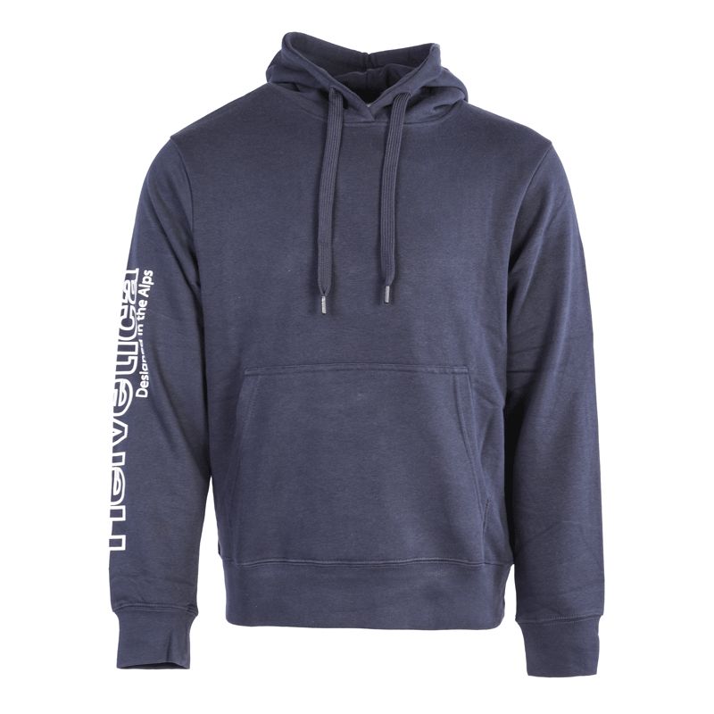 Sweatshirt pullover navy hoodies avec logo 07 geneve Homme HELVETICA