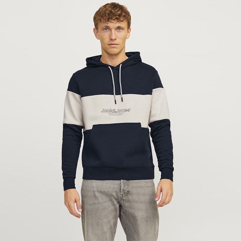 Sweat a capuche sky captain lakewood bf 12266172 Homme JACK & JONES Sweat a capuche sky captain lakewood bf 12266172 Homme JACK & JONES