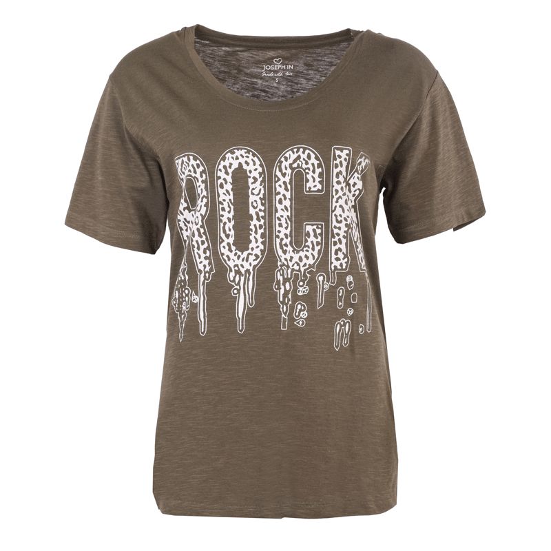 Tee-shirt mc tifany treillis/carbone jw23-102-03 Femme JOSEPH 'IN