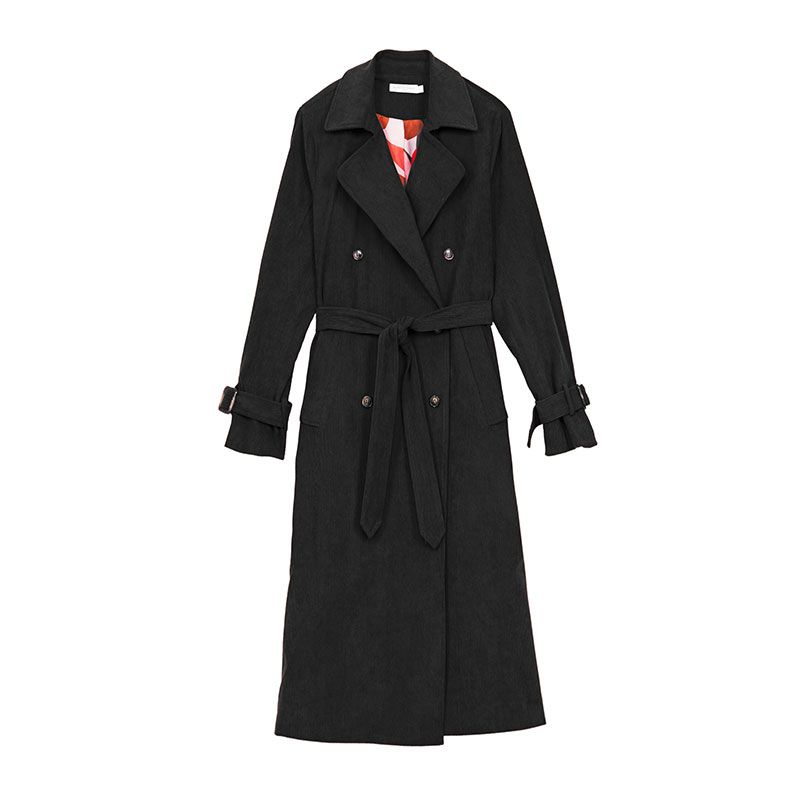 Trench eulalie noir Femme LA PETITE ETOILE