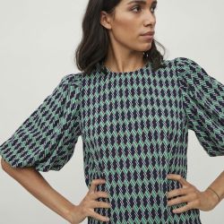 Robe vicacta s/s puff long dress /rx 14080011 Femme VILA