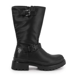 Bottine byker002 black du 35 au 41 Femme US POLO