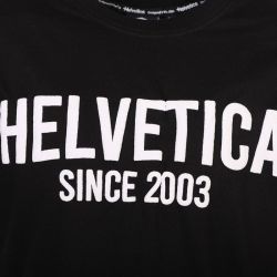 Tee shirt black manche courte avec logo 12 grenoble Homme HELVETICA Tee shirt black manche courte avec logo 12 grenoble Homme HELVETICA