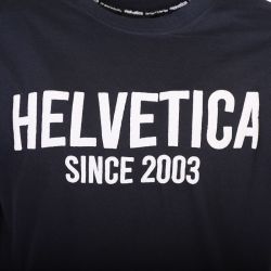 Tee shirt black manche courte avec logo 12 grenoble Homme HELVETICA Tee shirt black manche courte avec logo 12 grenoble Homme HELVETICA