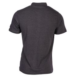 Polo dark grey manche courte avec logo 14 azul Homme HELVETICA