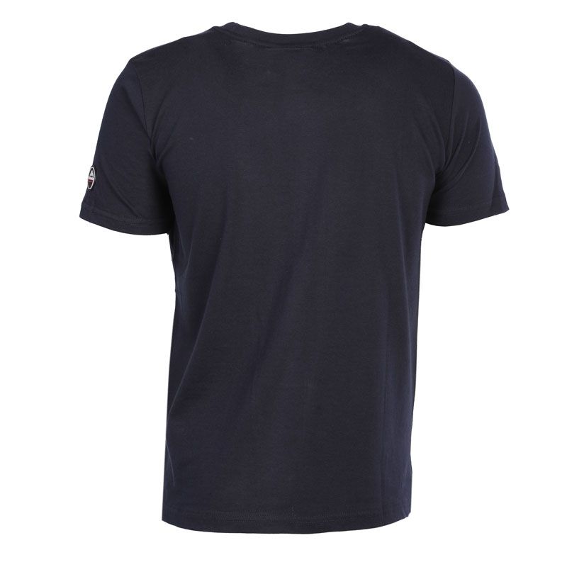 Tee shirt khaki manche courte avec logo 12 geneve Homme HELVETICA